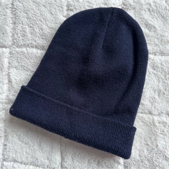Carhartt | Navy Blue Foldover Beanie Hat | Size Adult - Picture 4 of 7
